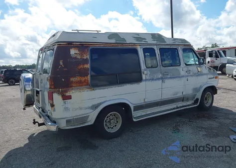 1992 GMC Rally Wagon / Van G2500 from USA, damaged, VIN 1GDEG25K1N7502078